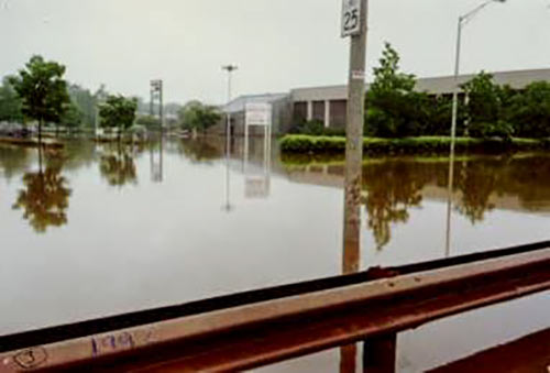 The River Ran Through It, headquarters went under water on June 5