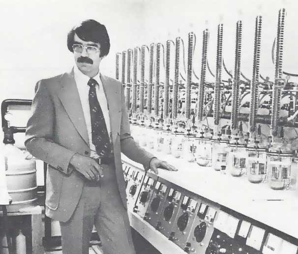 Orren Tench with Ge(Li) Drift Stations around 1980